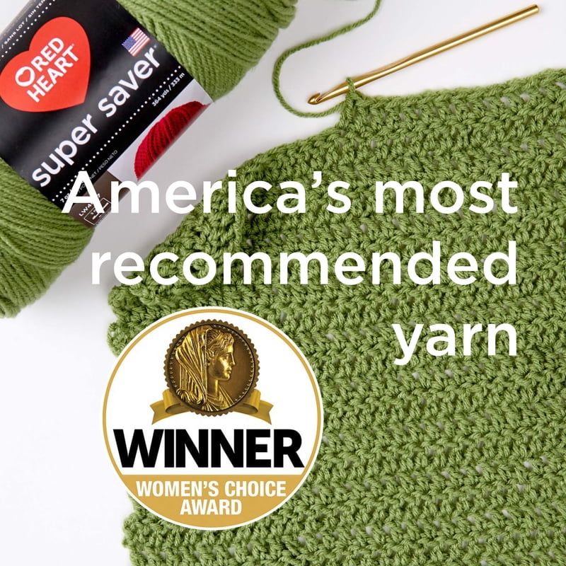 Jumbo Speckle Acrylic Yarn - Medium Weight, 10oz, 482 Yards, 2-Pack