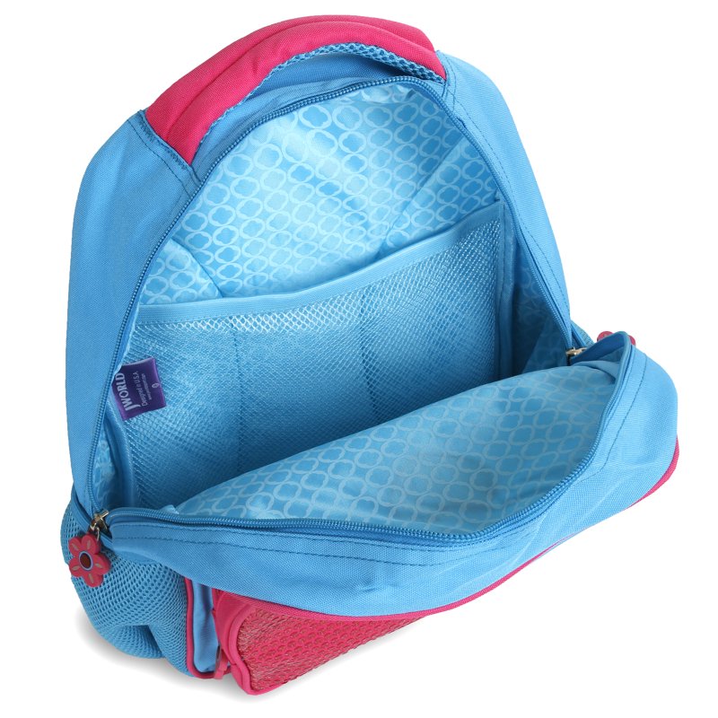 Kids School Backpack 14-Inch Unisex Sprinkle Sky Blue Durable Polyester