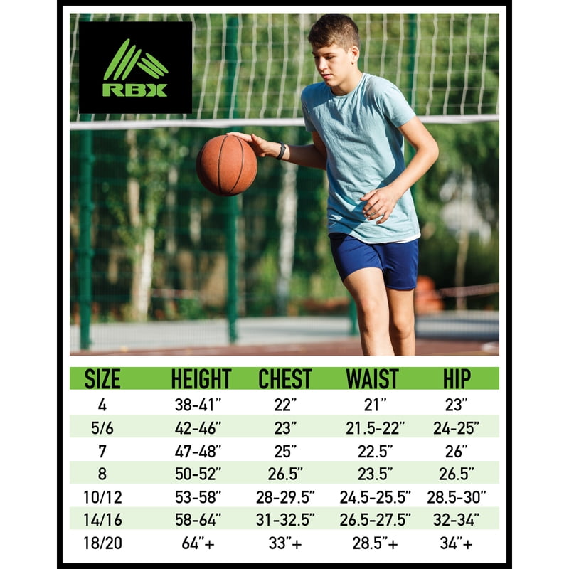 Kids Basketball Shorts 5 Pack - Mesh Athletic Youth Gym Shorts for Boys