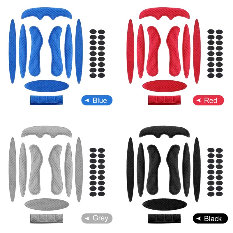 Helmet Padding Set - Universal Foam Replacement Pads for Helmets & Kids Helmets