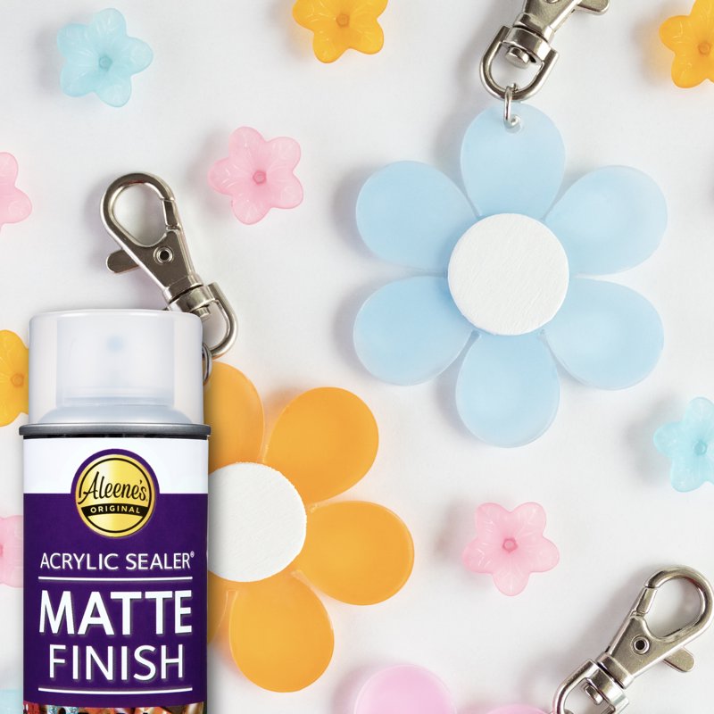 Clear Matte Acrylic Spray Sealer 6 oz - Indoor & Outdoor Protective Finish