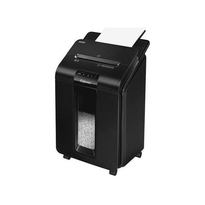 Office Paper Shredder with Auto Feed and Micro-Cut Security - 100 Sheets Capacity