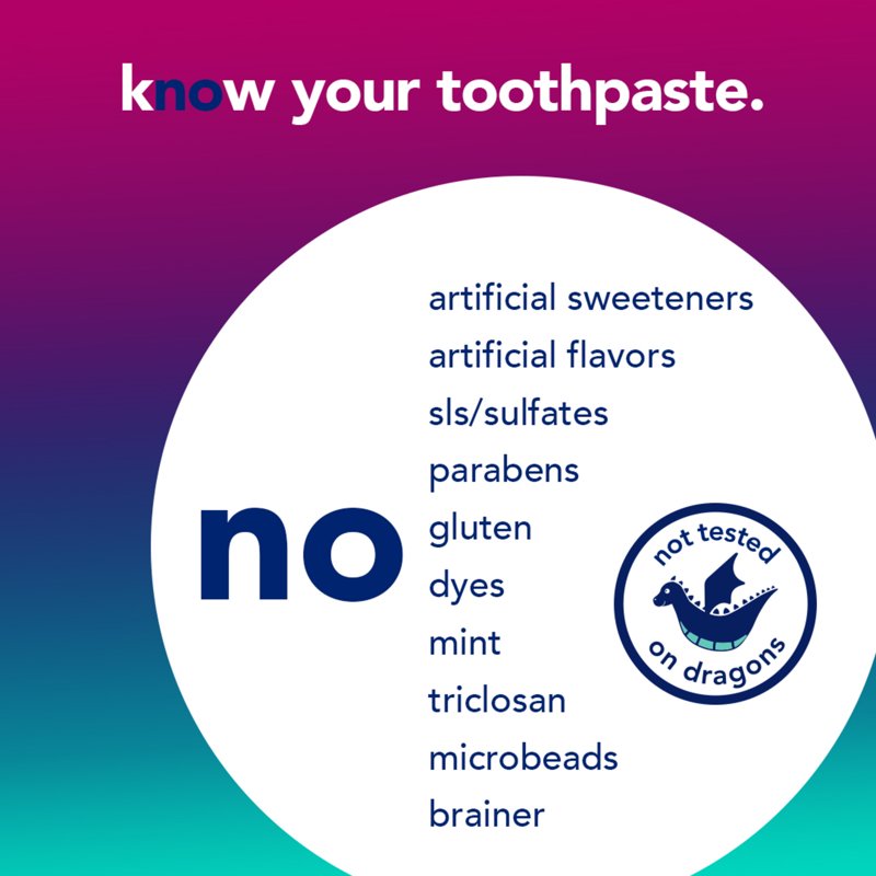 Kids Fluoride Toothpaste with Blue Raspberry Flavor, 4.2 Oz Tube - Multipack