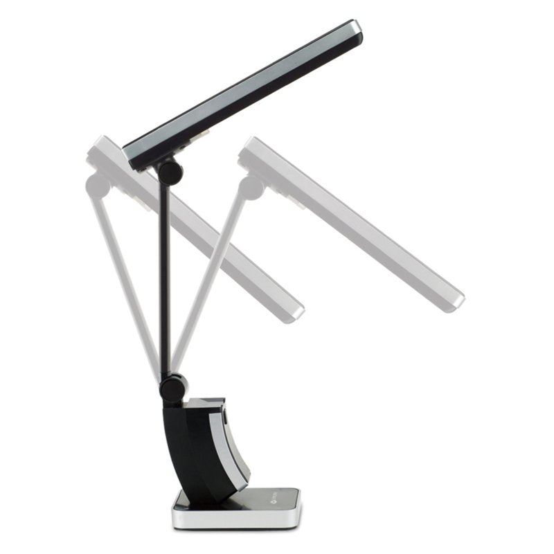 OttLite 13W Slimline LED Desk Lamp, Adjustable Shade, White