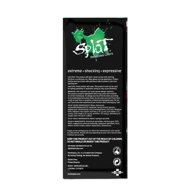 Semi-Permanent Hair Color Kit with Bleach - Neon Green Vibrant Shades