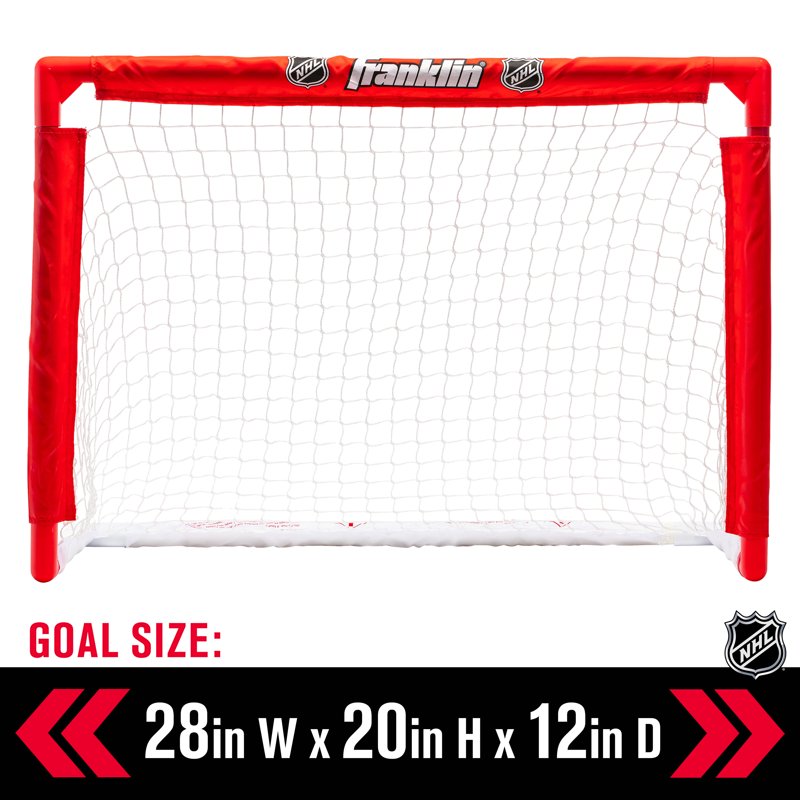 Mini Hockey Rink Set with Goals Sticks and Balls - Indoor PVC Play Area