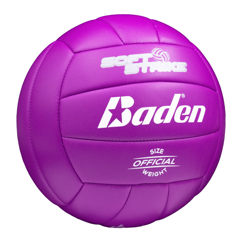 Baden Soft Strike Official Size Volleyball - Purple (Variation: Purple) Indoor/Outdoor