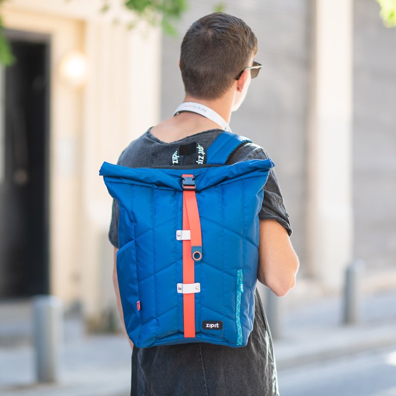 Puffer Laptop Backpack with Padded Compartment & Tear-Resistant Nylon
