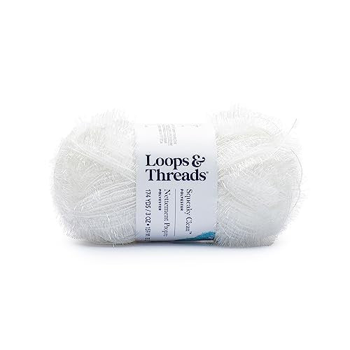Sparkle Yarn 15 Pack for Knitting & Crocheting - Medium Weight, Glitter Textured