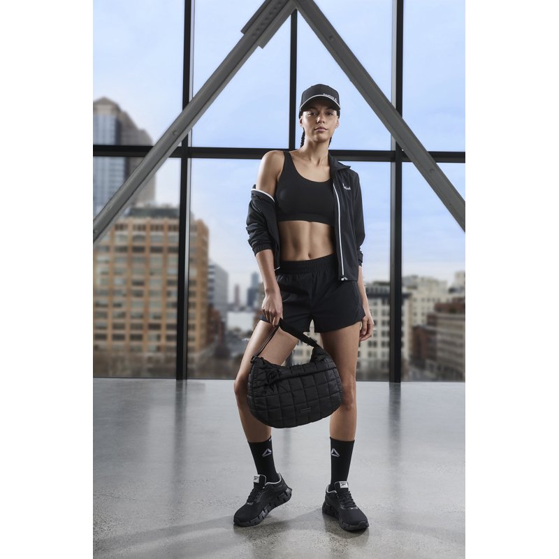 Reebok Women's Quilted Crossbody Handbag - Black