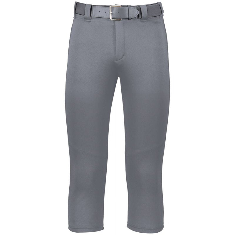 Women's Softball Pants with Reinforced Knees & 4-Way Stretch - Mid Rise, Elastic Waistband