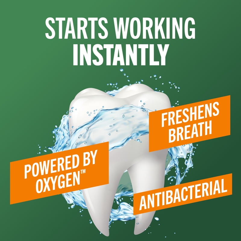 Alcohol-Free Breath Freshener Mouthwash Rainforest Mint 16oz 2 Pack