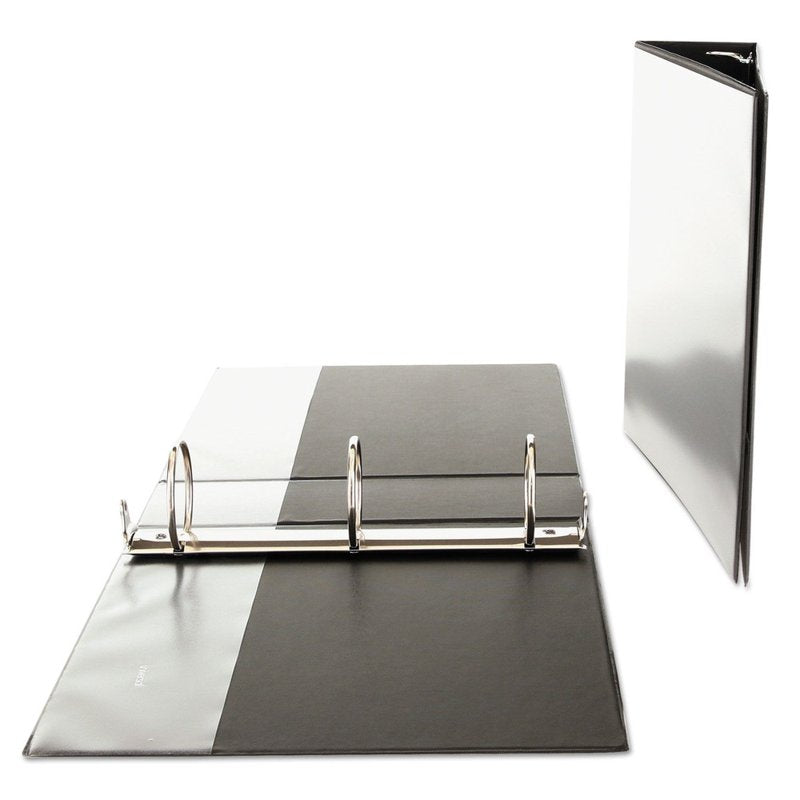 3-Ring View Binder 11x8.5 Inch Capacity Black - Light Use Office Organization