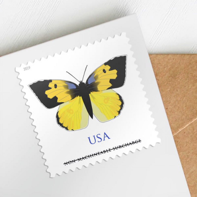 California Dogface Butterfly Postage Stamp Sheets of 20 - Non-Machinable Forever USPS