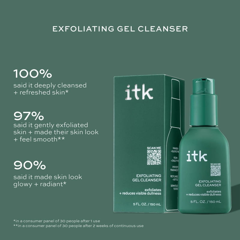 Exfoliating Face Wash with Spirulina Extract - All Skin Types, 5 oz