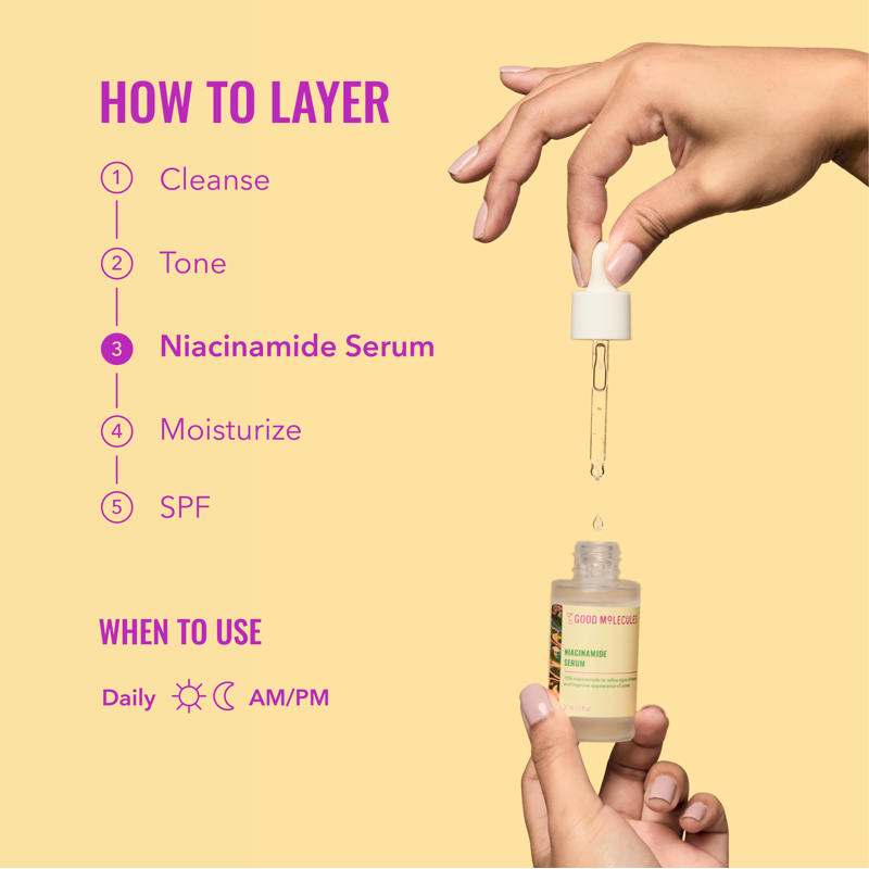 Niacinamide Serum for Face - Brightening & Pore Refining Skincare - 2.5 Fl Oz