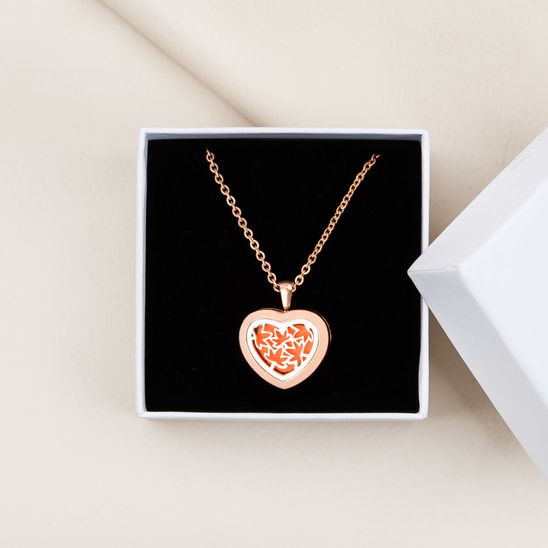 Essential Oil Diffuser Necklace Aromatherapy Jewelry with Reusable Pads