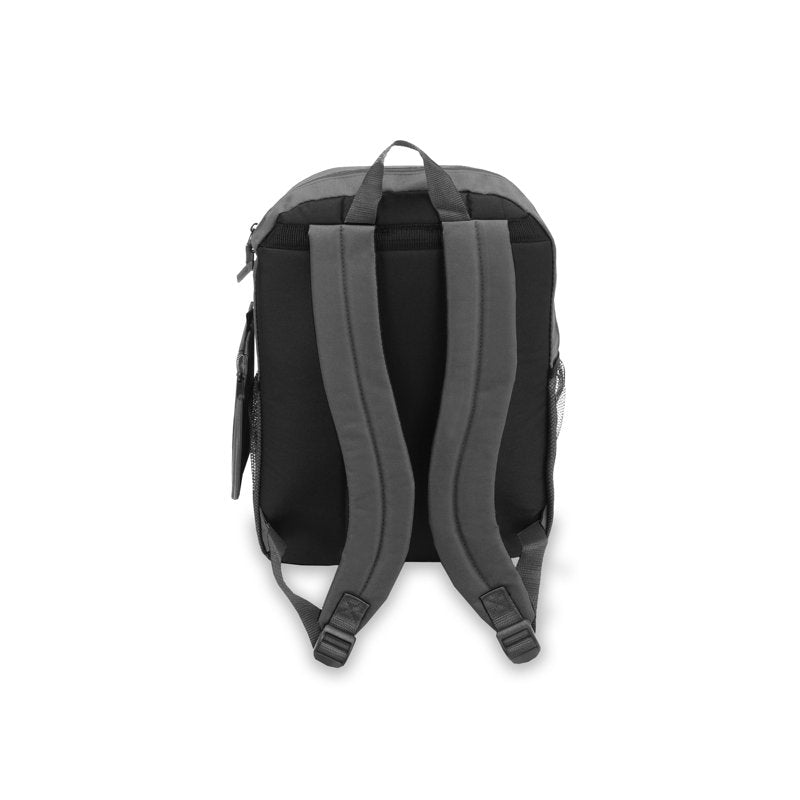 Unisex Modern Laptop Backpack with Tech Organizer - Dark Gray