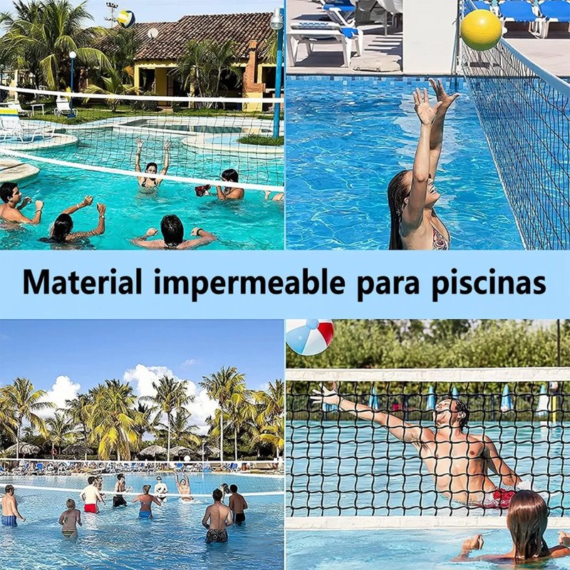 Indoor & Outdoor Volleyball Net 32ft x 3ft Heavy Duty PVC Sports Net