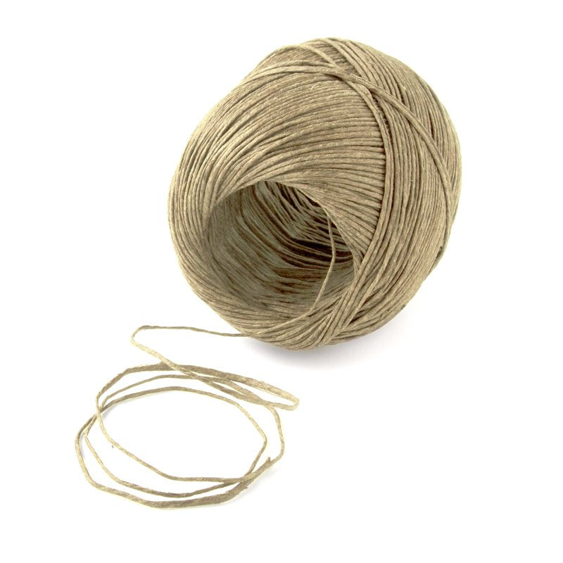 Natural Hemp Twine 20 lb Polished Thin Cord Roll for Crafts & Jewelry - 300ft