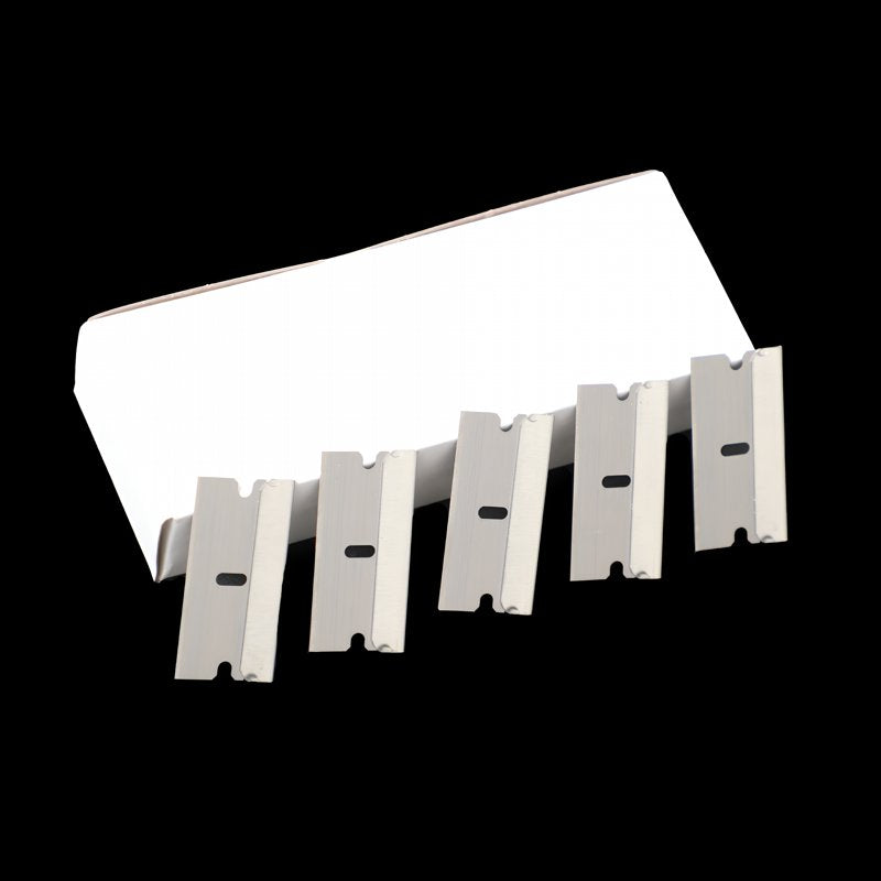20 Pack Utility Scraper Blades - High Carbon Steel, Precise & Durable