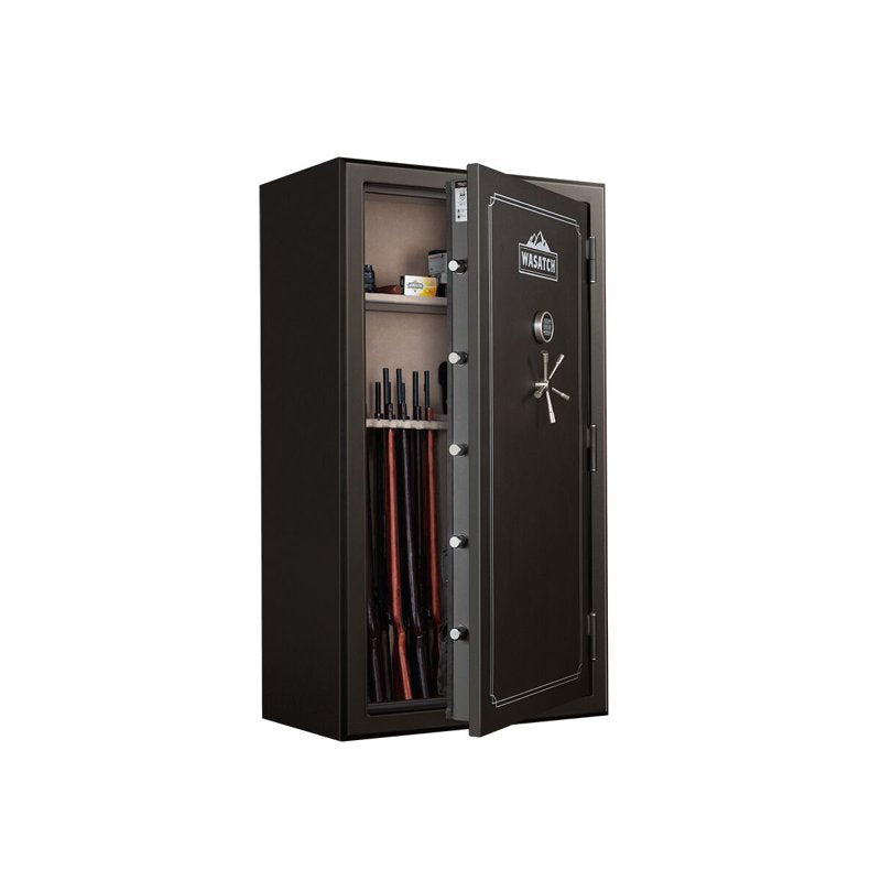 Wasatch 64 Gun Fireproof Waterproof Safe with Electronic Lock - Dark Bronze