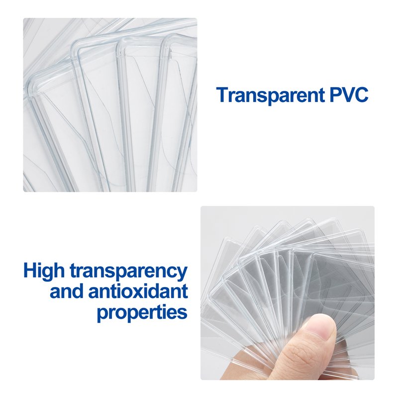 100 Pack Coin Sleeves - Clear PVC Protectors for Coins & Small Collectibles