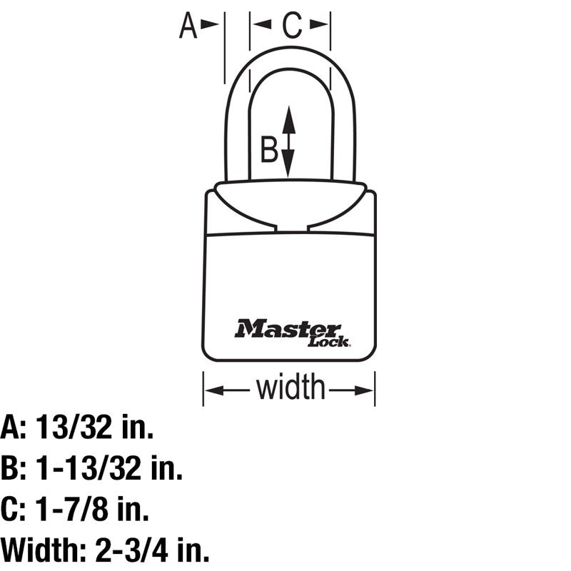 Portable 3-Digit Combination Lock Box - Vinyl Covered Steel, Over Door Mount