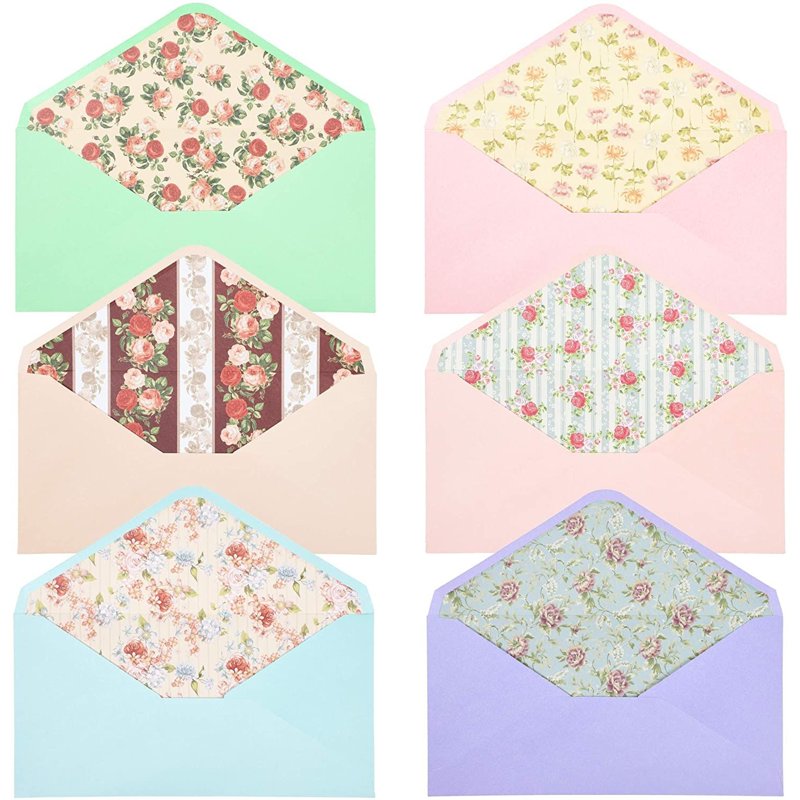 Vintage Floral Stationery Set with 60 Sheets & 30 Envelopes for Letters & Crafts