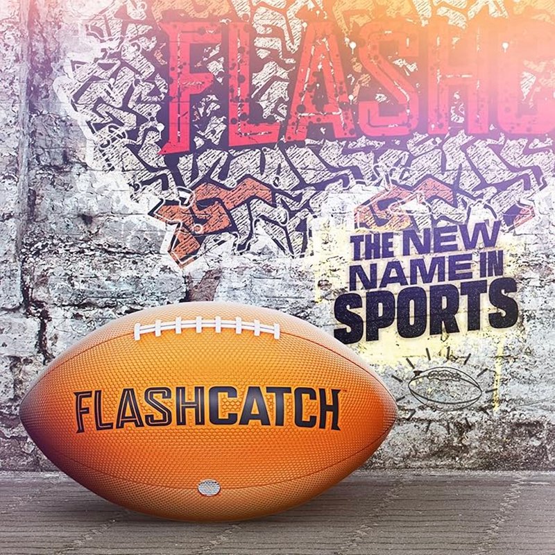 Glow in the Dark Youth Football - Light Up Outdoor Sports Ball for Kids Ages 8-15