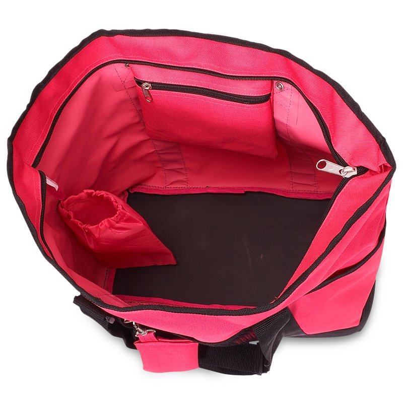 Unisex Deluxe Shopping Tote Bag - Large Insulated Pink Blue Purple Burgundy