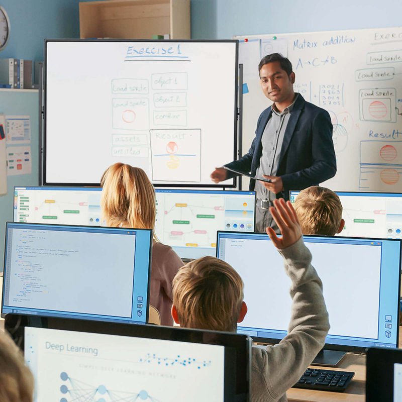 48x36 Inch Mobile Magnetic Reversible Whiteboard Adjustable Height
