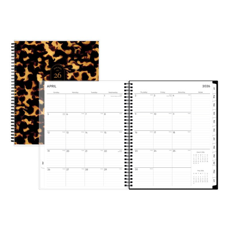 Blue Sky Monthly Weekly Planner 15-Month Academic Calendar 8.5x11 Animal Print