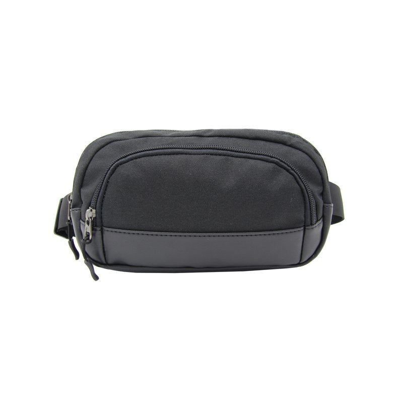 Travel Fanny Pack with Adjustable Strap - Black