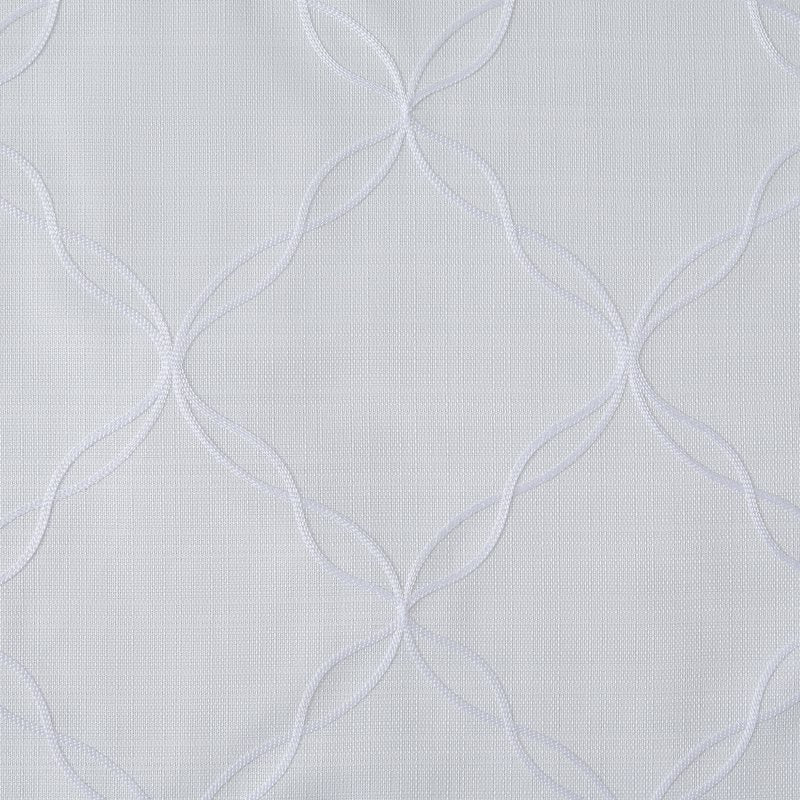 Blackout Curtains with Embroidery - Room Darkening Window Drapes 50x84