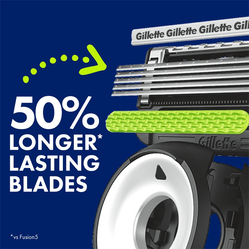 GilletteLabs Philadelphia Eagles Razor with Exfoliating Bar, 1 Handle + 4 Refills