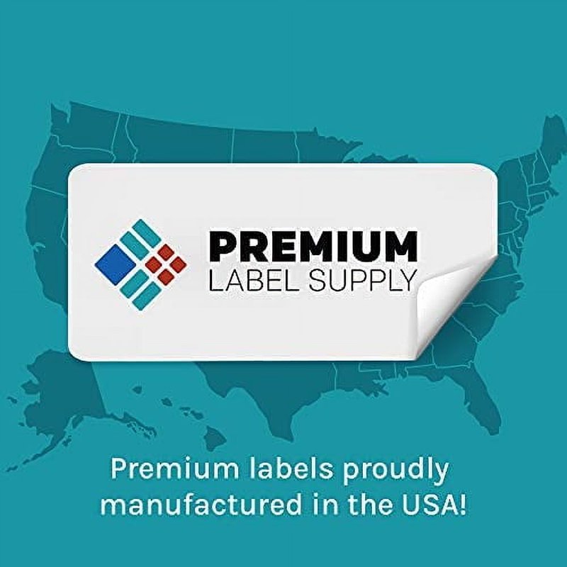 Premium Label Supply Full Sheet Sticker Paper for Laser & Inkjet Printers