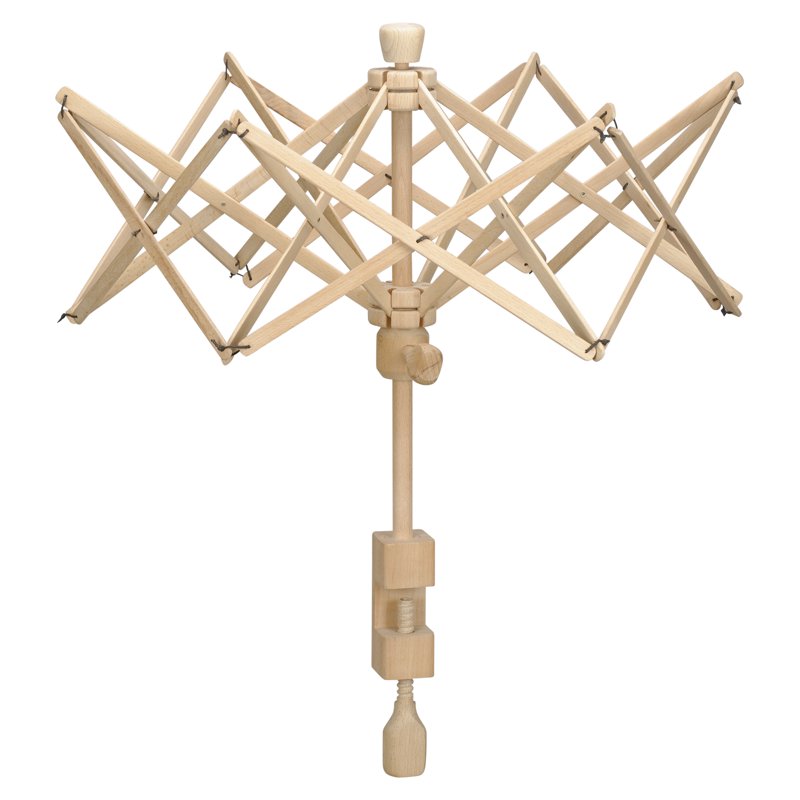 Wooden Umbrella Yarn Swift for Knitting & Winding Skeins