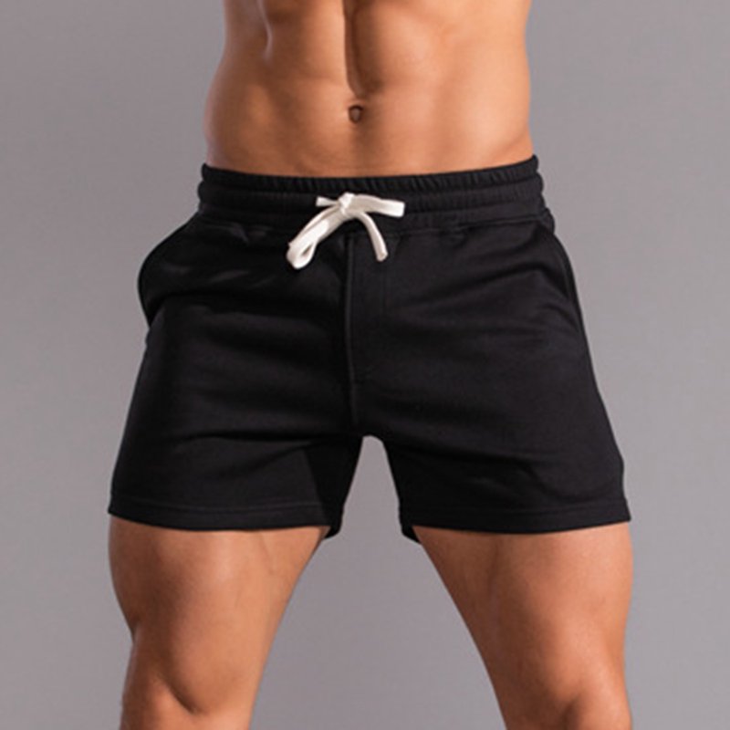 Men's Cargo Shorts Summer 5-Inch Inseam Athletic Casual Drawstring Elastic Waist