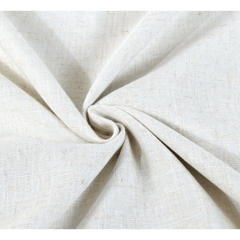 Blackout Linen Blend Curtain Panel - 50x84 inches, Modern Home Decor