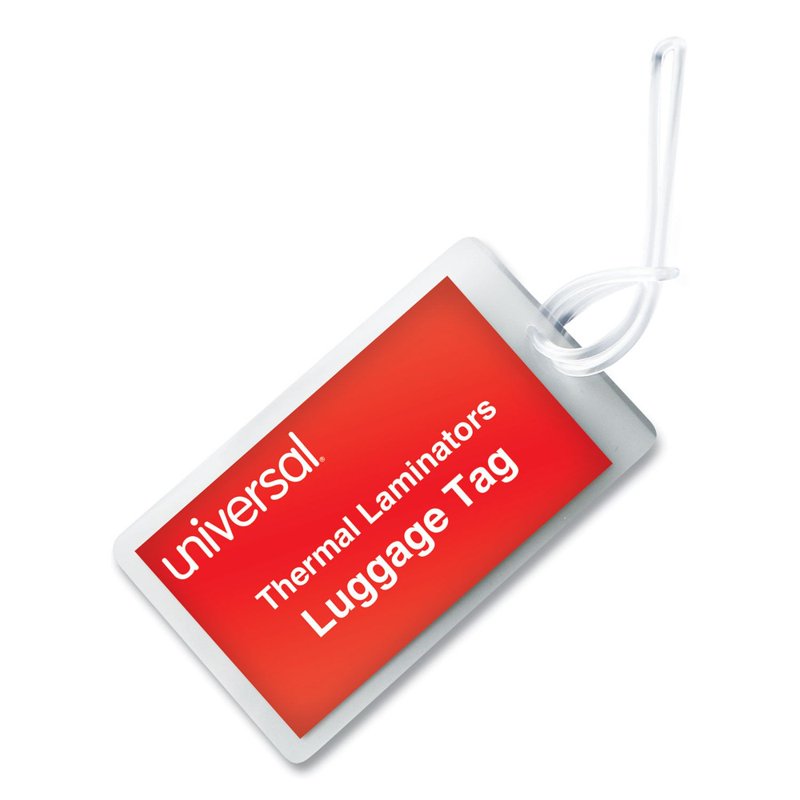 Gloss Clear Laminating Pouches 2.5 x 4.25 Inches, 5 Mil Thickness - Pack of 25