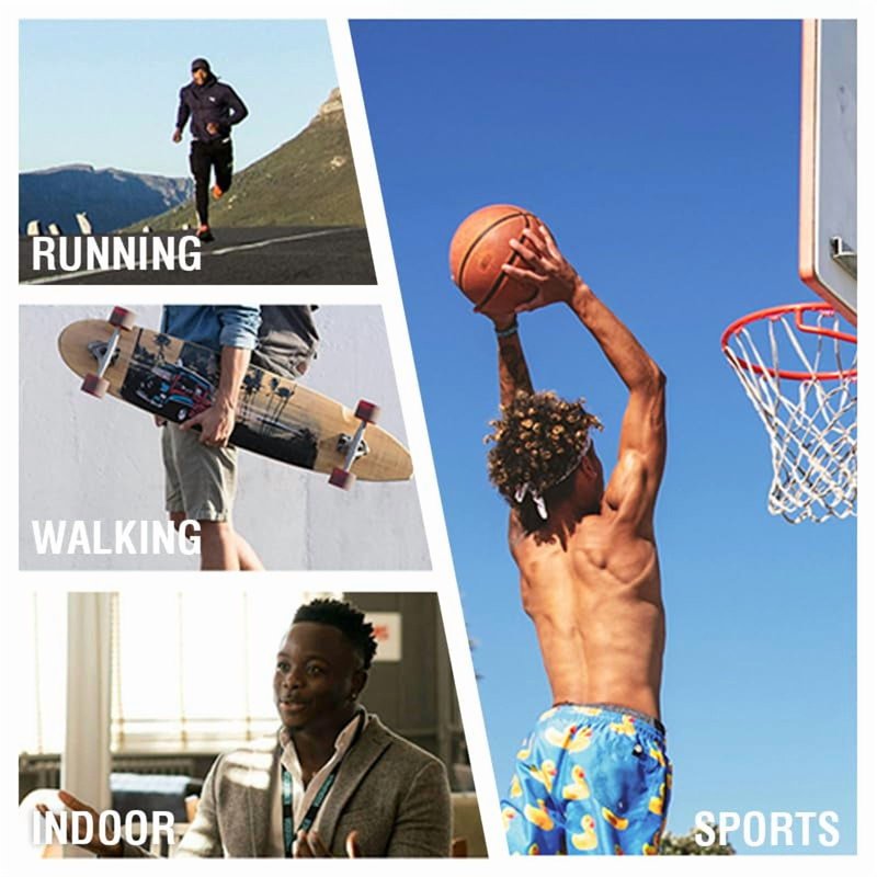 Men's Running Shoes Breathable Non-Slip Athletic Trainers for Gym and Sports