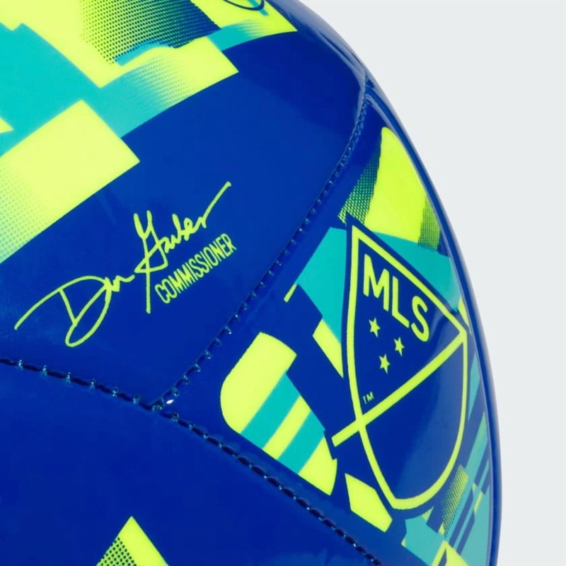 MLS 24 Club Soccer Ball - Child Size 5, Yellow – Inflatable, Official Match-Style