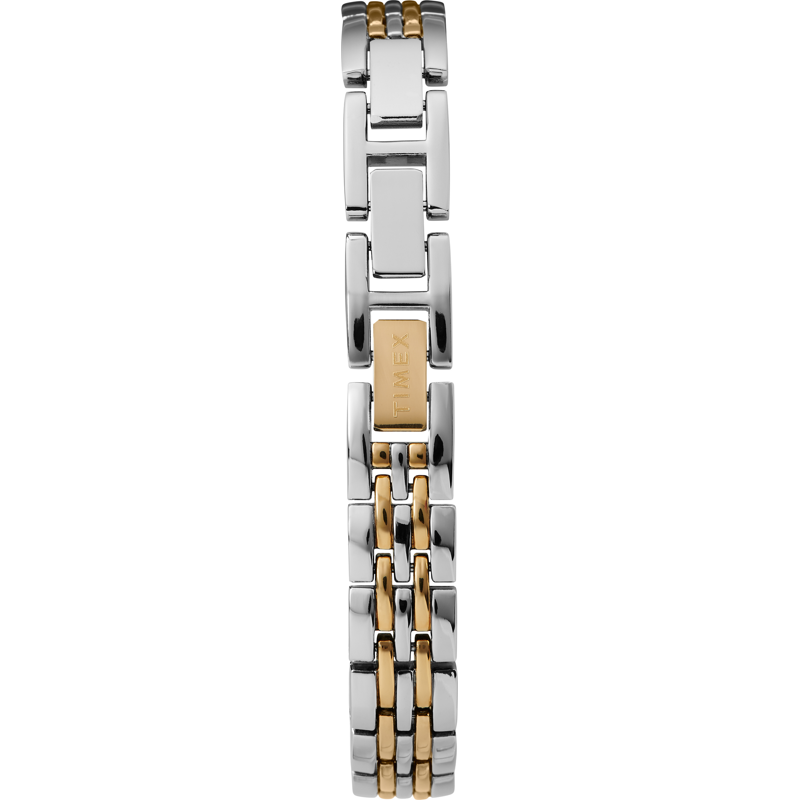 Timex Women's Tonneau Watch - Two-Tone Dial & Bracelet, Water-Resistant