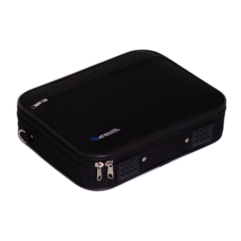 Aramith Nylon Pool Ball Carrying Case with 17 Slots, Black