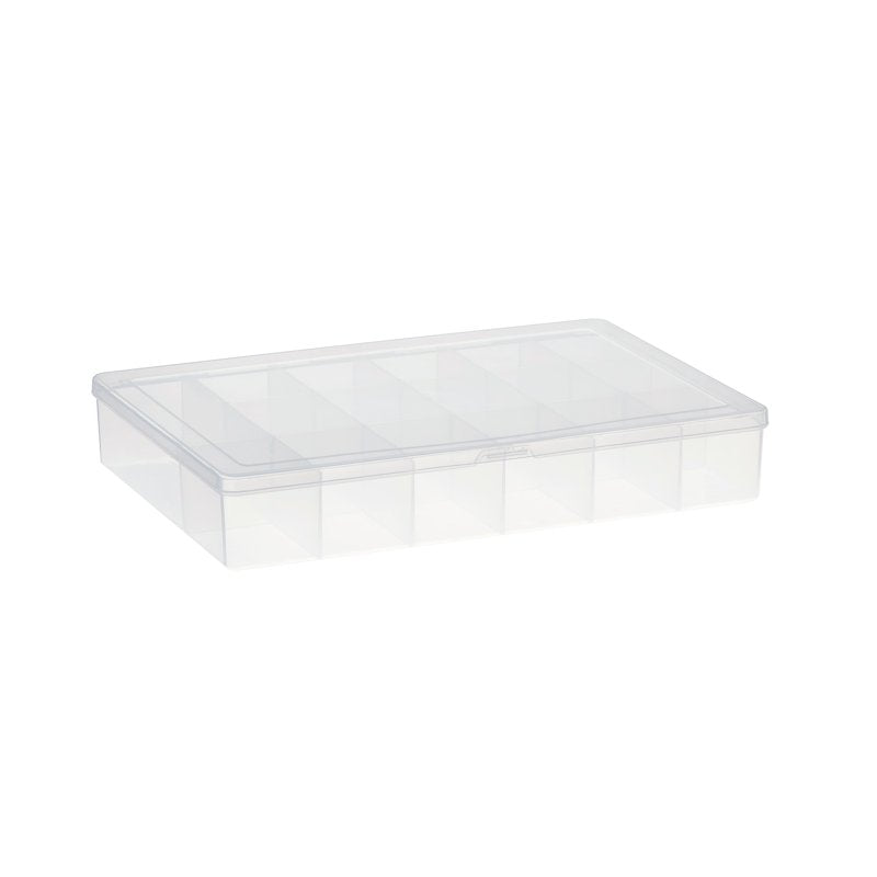 Bead Organizer 17 Compartment Storage Box Bulk 12 Pack for Beads Nuts Bolts Tacks