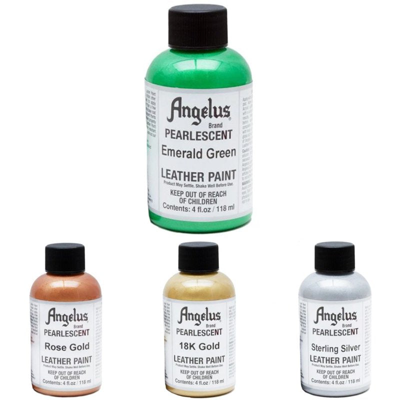 Pearlescent Leather Paint - Vibrant Colors for Shoes, Jackets & Accessories