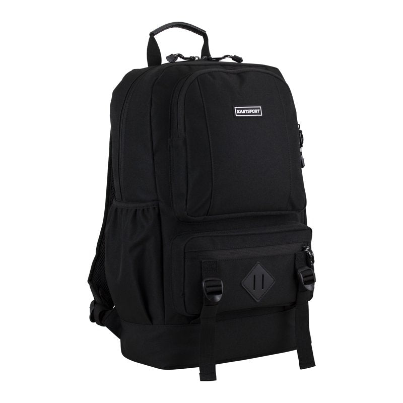 Unisex Laptop Backpack with Tech Pockets & Water-Resistant Bottom