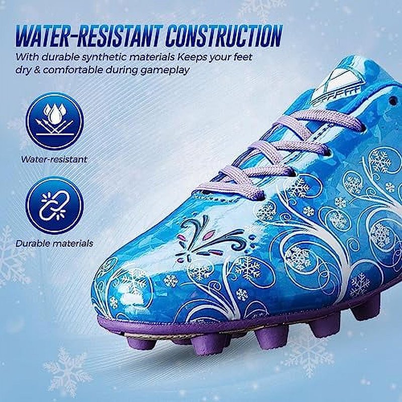 Vizari Frost Firm Ground Kids Soccer Cleats - 1.5 Blue/Purple