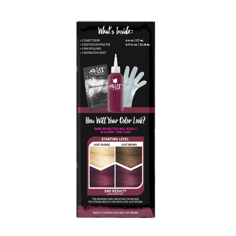 Semi-Permanent Hair Color Dye Kit - Multiple Shades, Lasts 4-6 Weeks